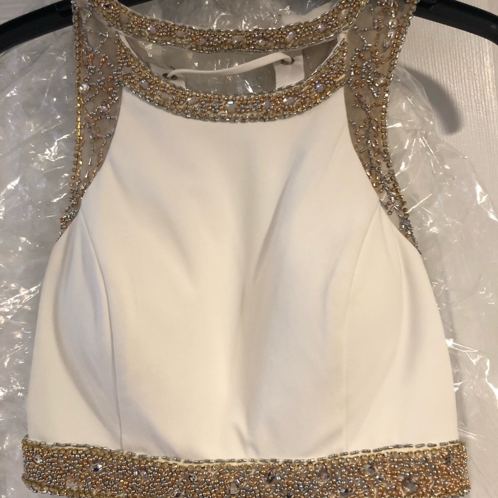 Two piece evening/prom dress.
